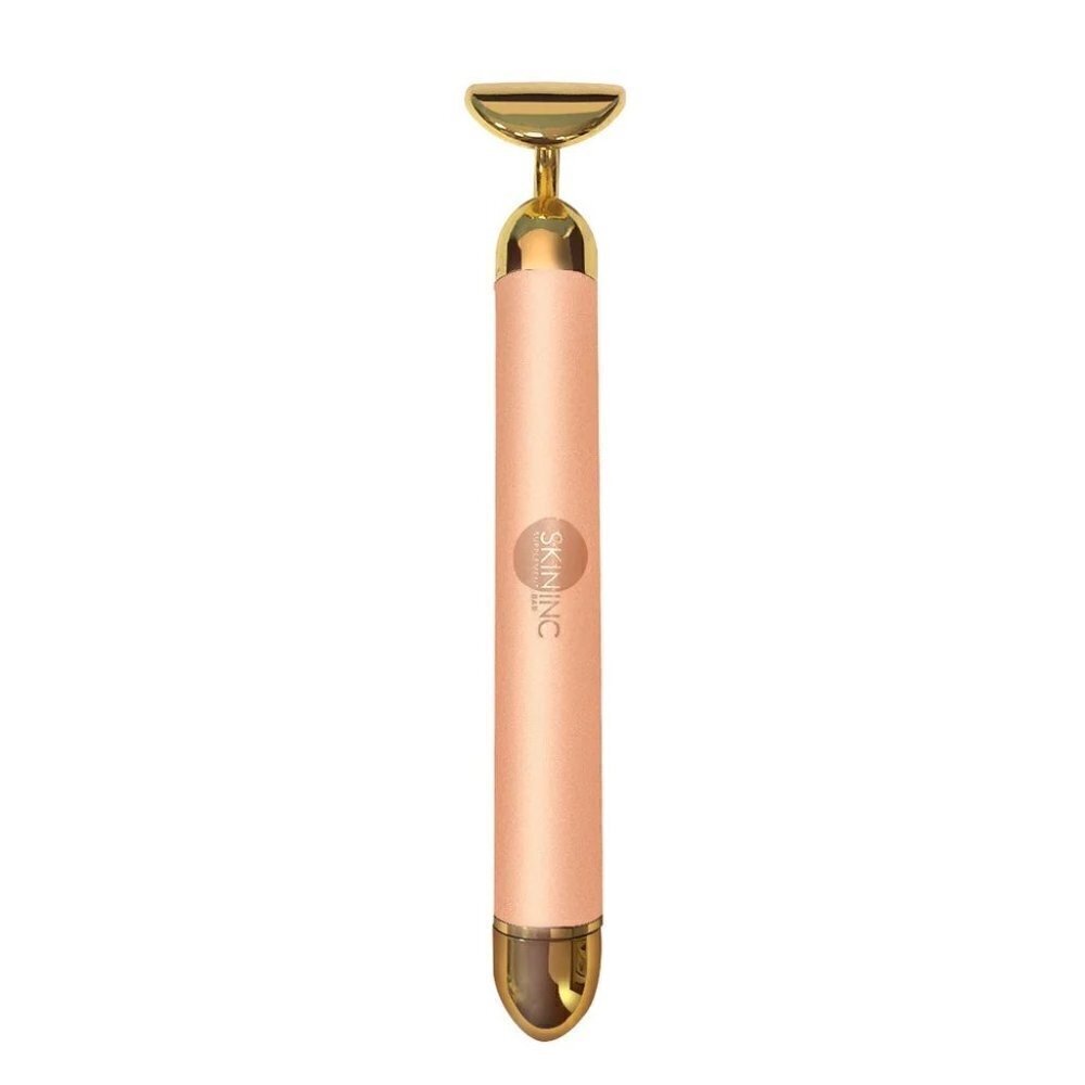 Skin INC BNIB Pulsating Massager De-Stressing Detoxing Sculpt Lift Bar 24K Gold
